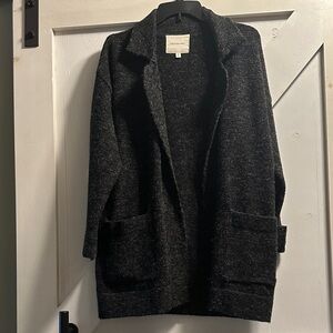 Thread & Supply Dark Gray Knit Cardigan